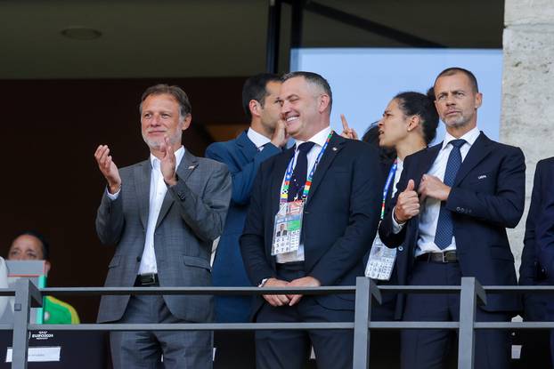 Berlin: Svečana loža Olimpijskog stadiona tijekom susreta između Španjolske i Hrvatske