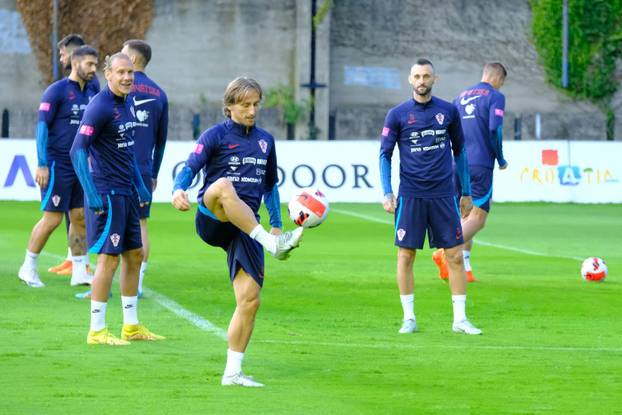 Zagreb: Trening hrvatske nogometne reprezentacije