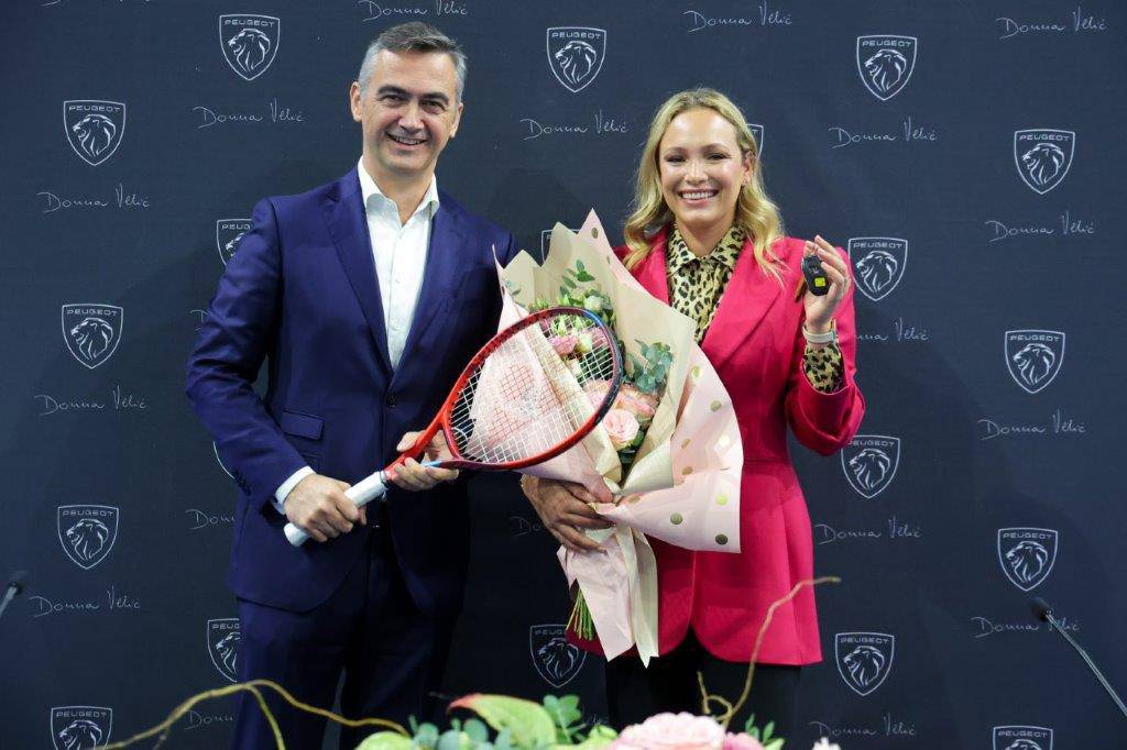 Donna Vekić: brand ambasador marke Peugeot u Hrvatskoj