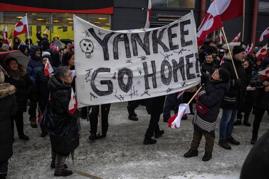 Protesters rally in Greenland against Trump annexation threat