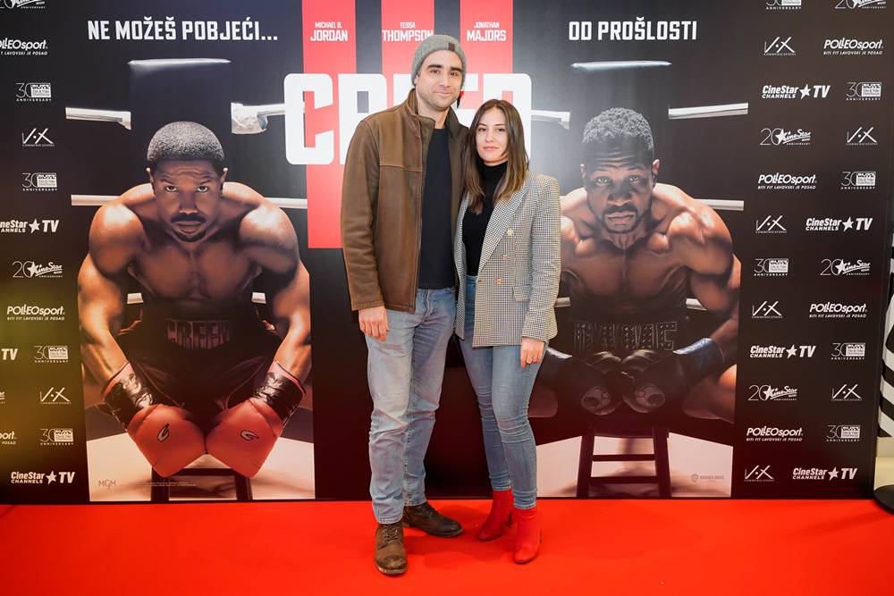 Na premijeri filma 'Creed III' u Zagrebu boksačko natjecanje, poznati su pokazali vještine