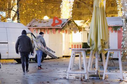 FOTO Završio Advent u Zagrebu: Radnici imali pune ruke posla s božićnim ukrasima i kućicama