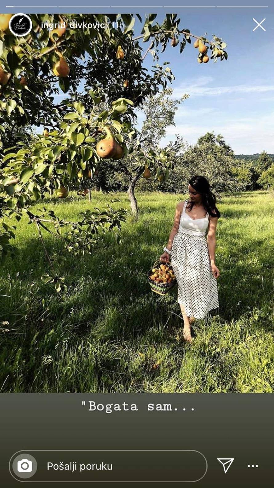 Ingrid hvali Luku: 'Bogata sam, imam ono najvrjednije, njega'