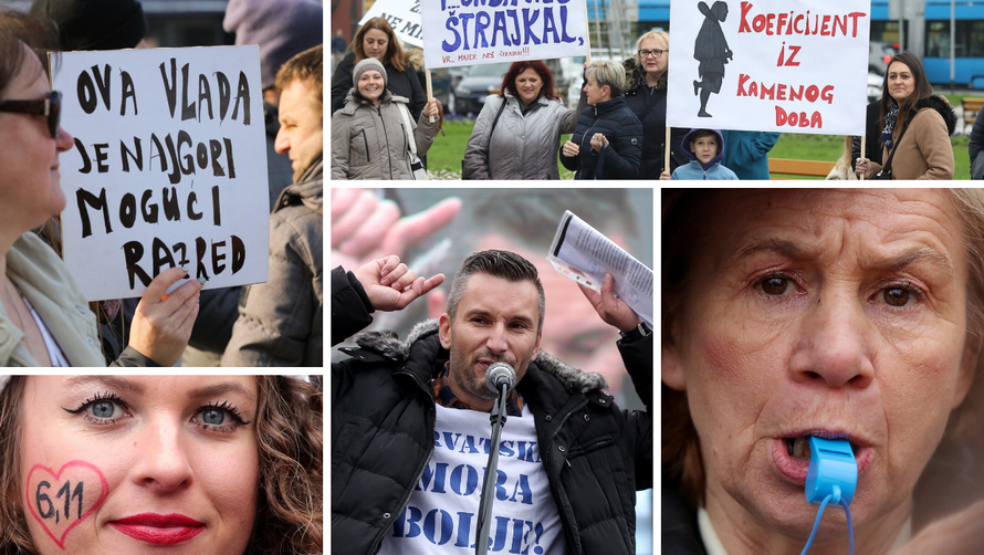 'Vlada je najgori razred' i ostali genijalni transparenti učitelja