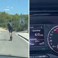 VIDEO Biser po Supetru divljao romobilom 80 km/h: 'Pa bio je brži od auta! To je katastrofa'