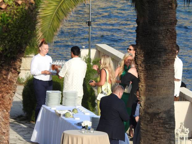 Dubrovnik:  Primanje dan uoči svadbe  Nicole Artukovich i Liama Stewarta