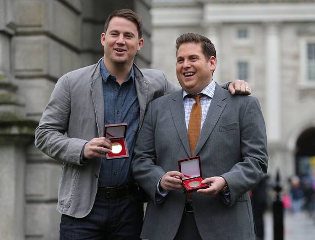 22 Jump Street film stars get medals