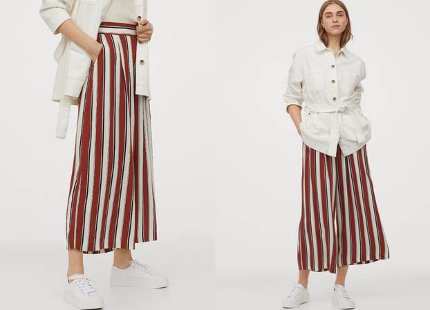 Idealne duge hlače: 10 najboljih opcija od jarko crvene do navy i lepršave prugaste varijante