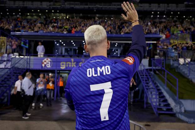 Zagreb: Dani Olmo pozdravio je navija&ccaron;e Dinama