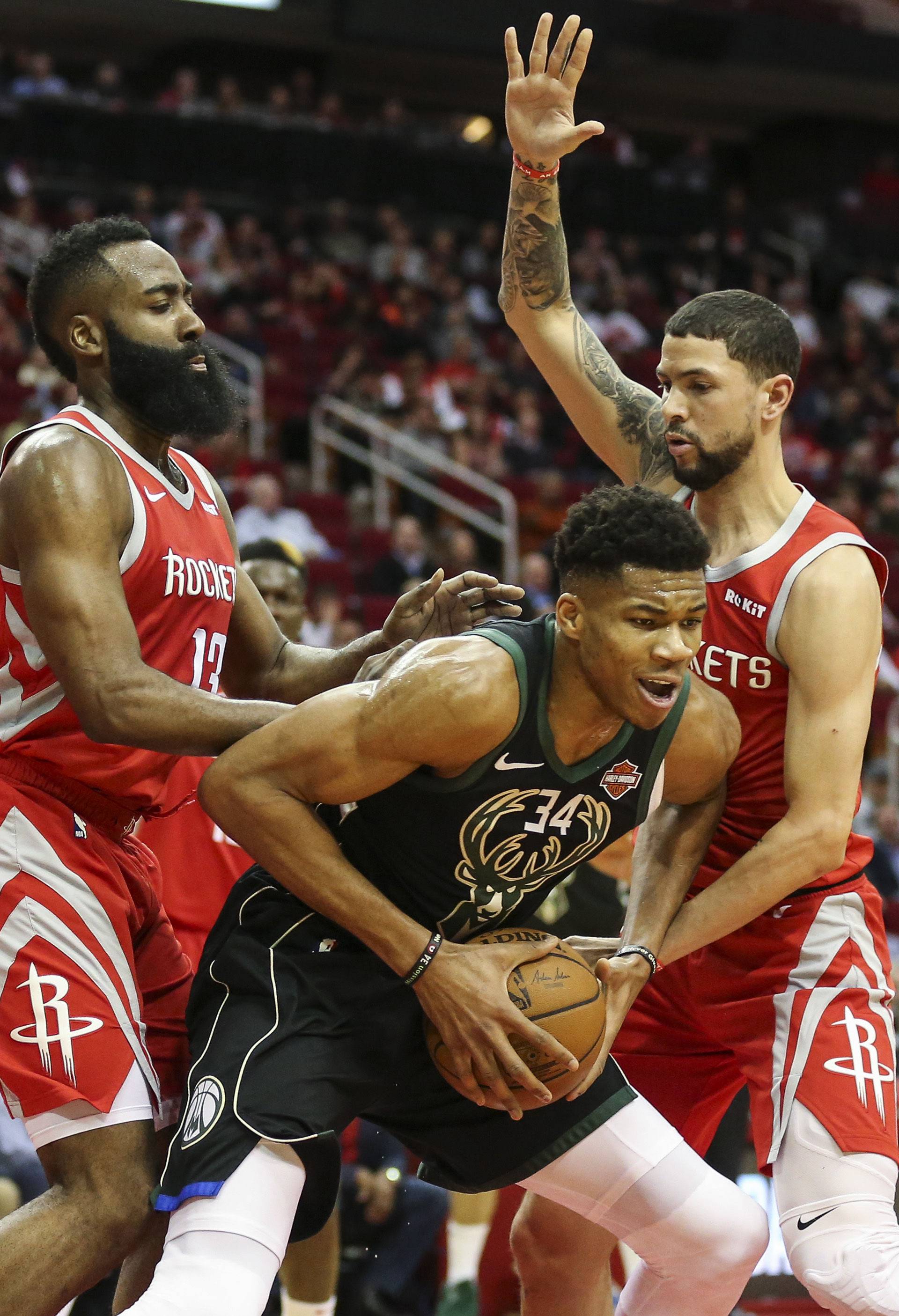 NBA: Milwaukee Bucks at Houston Rockets