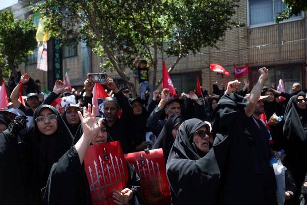 Funeral procession and burial of Iran's late Supreme Leader Ayatollah Ali Khamenei in Mashhad