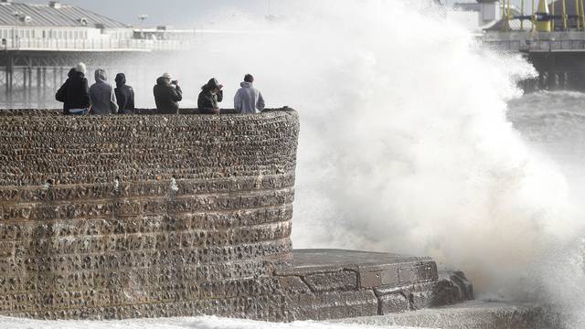 Storm Eunice in Brighton