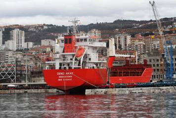 Rijeka: Rupa na pramcu broda Galeb nakon &scaron;to ga je udario turski brod