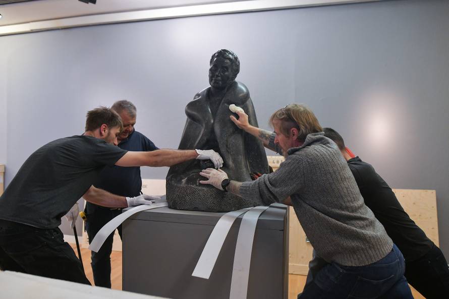 Zagreb: Pripremanje postava velike retrospektive Ivana Meštrovića