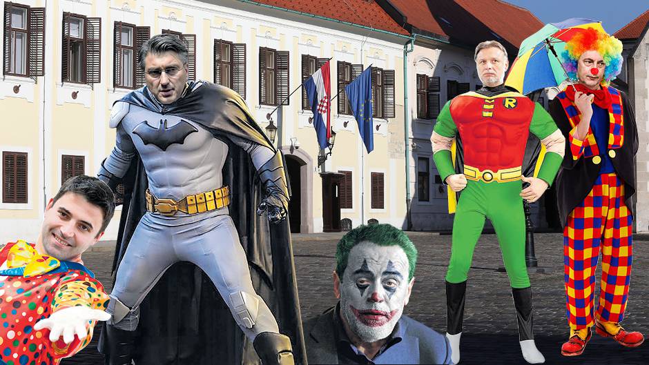 Plenki je Batman, Jandroković Robin, Bandić je Joker... A njima je Hrvatska kao putujući cirkus