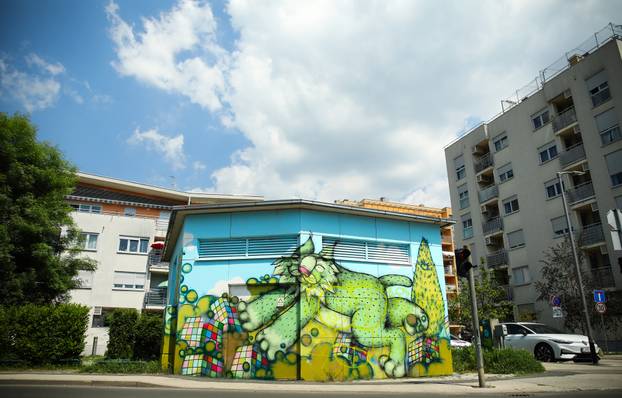 Zagreb: Mural risa osvanuo na trafostanici 