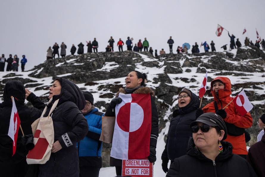 Protesters rally in Greenland against Trump annexation threat