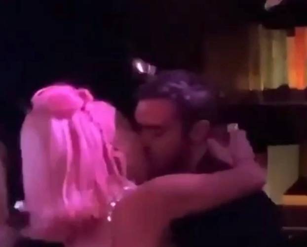 Lady Gaga Holds Hands with Mystery Man after Sharing Passionate New Years KISS in Las Vegas