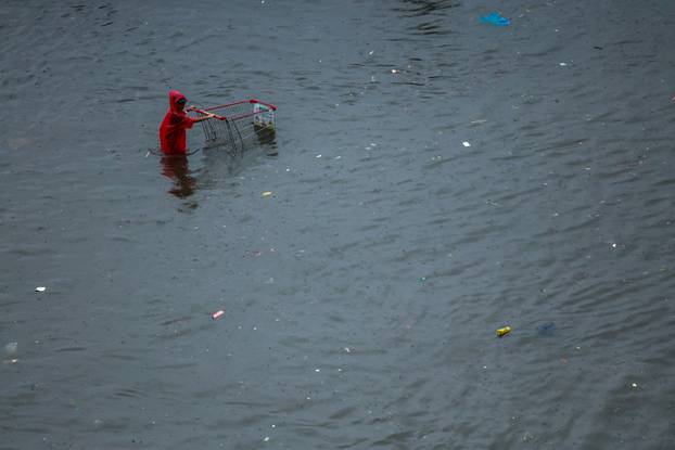 Heavy rain in Bangkok