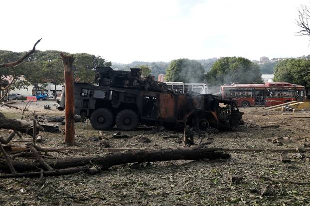 U.S. strikes Venezuelan capital