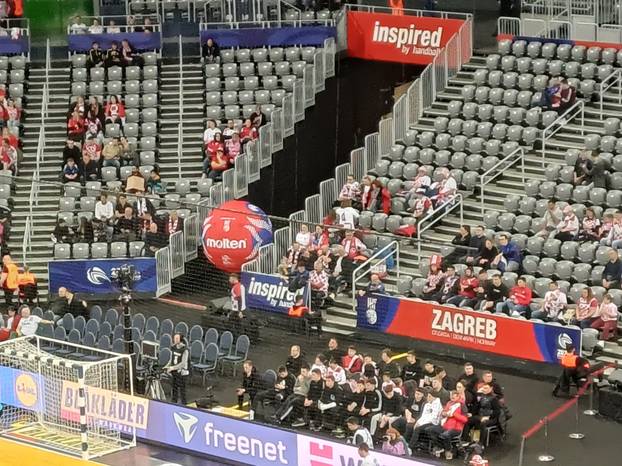 FOTO Ovako je Arena Zagreb izgledala utakmicu prije drugog nastupa Hrvatske na SP-u