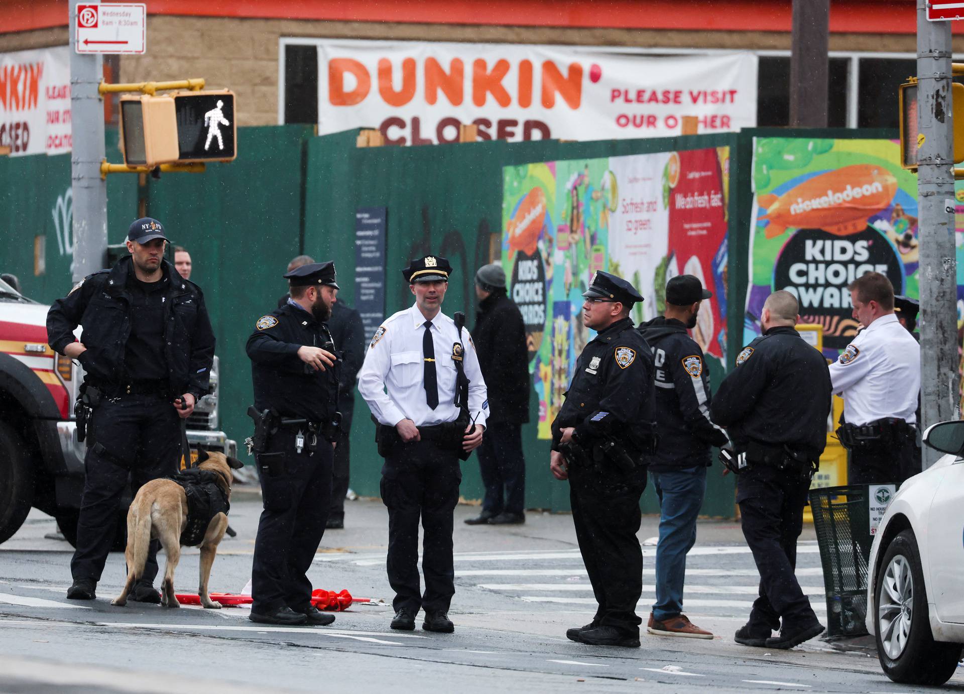 Shooting at a subway station in New York City