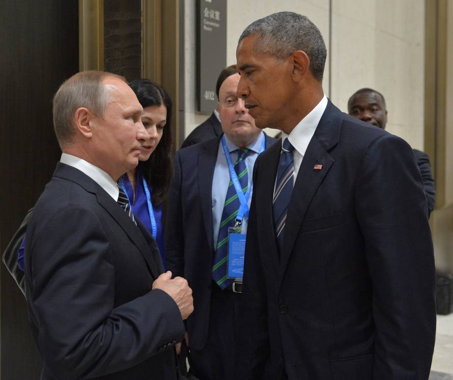 Russian President Putin meets with U.S. President Obama on sidelines of G20 Summit in Hangzhou