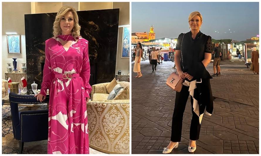 Kolinda se javila iz Maroka, na sebi ima kombinezon i remen od 8000 €: 'Opuštajući trenuci'