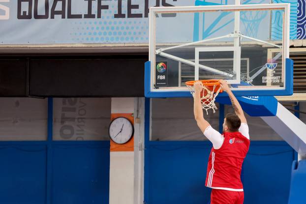 Zadar: Trening košarkaške reprezentacije u Jazinama