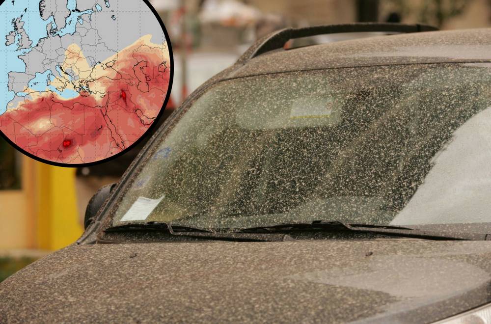 Ne perite aute do srijede: Stiže još kiše s pijeskom iz Sahare
