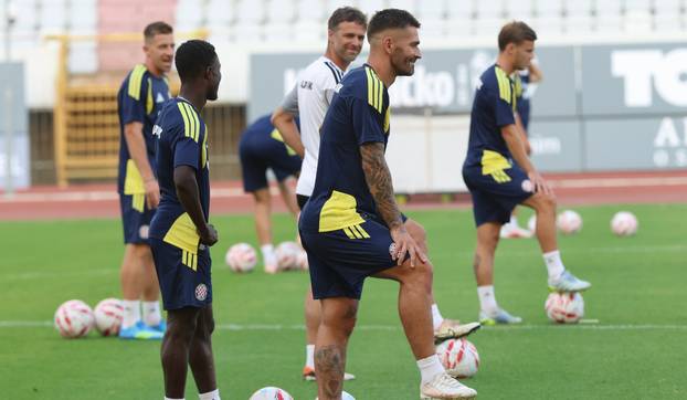 Split: Hajduk održao trening na Poljudu uoči sutrašnje utakmice