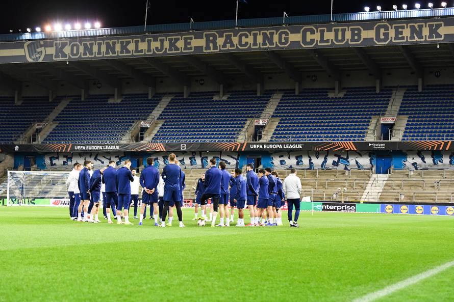 Genk: Nogometaši Dinama odradili trening uoči utakmice protiv Genka