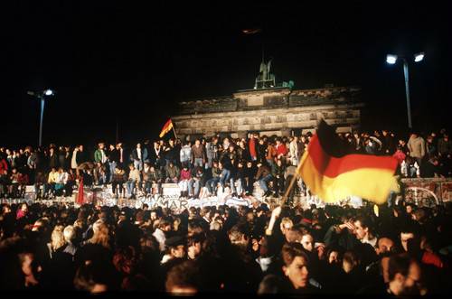 Fall of the Berlin wall, Germany - 1989
