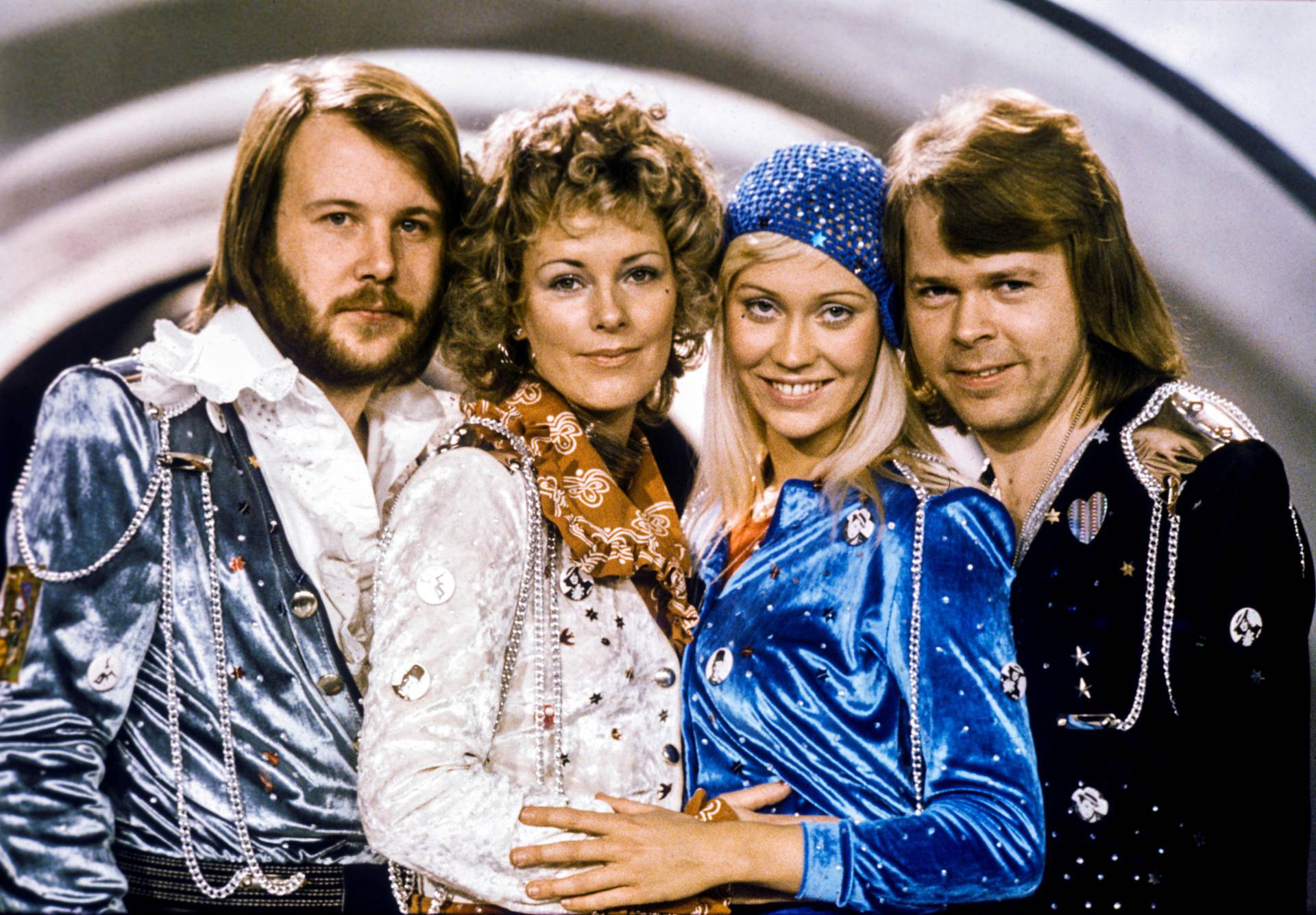 FILE PHOTO: Swedish pop group Abba: Benny Andersson, Anni-Frid Lyngstad, Agnetha Faltskog and Bjorn Ulvaeus pose after winning the Swedish branch of the Eurovision Song Contest with their song "Waterloo\