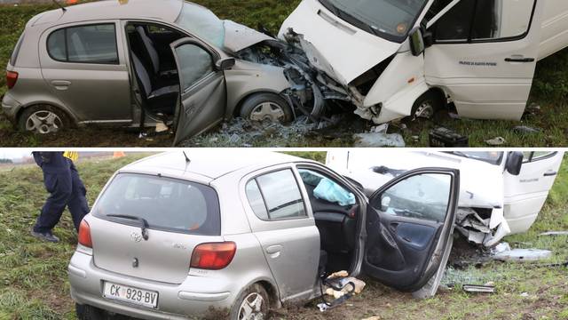 Frontalni sudar kod Čakovca, troje ljudi prevezli u bolnicu