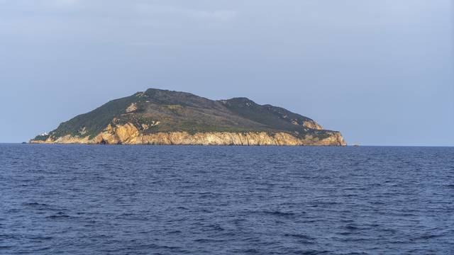 View of the Island of Zannone, Pontine Islands, Lazio, Italy, Europe