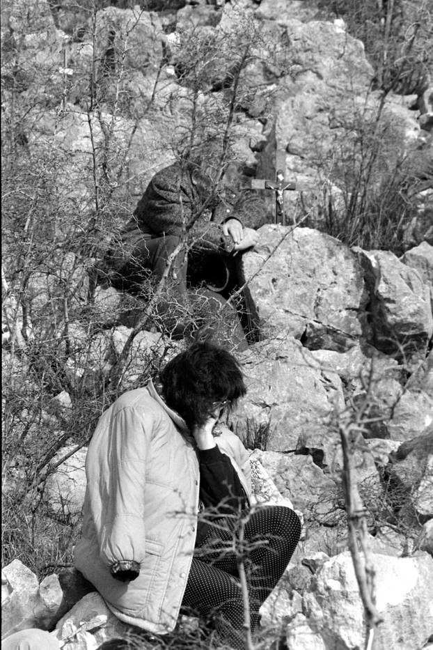 Podbrdo, mjesto ukazanja Gospe u Međugorju, 27.1.1991.