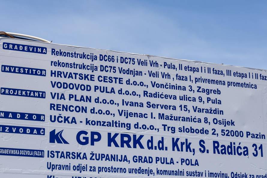 Pula: Radovi na Velom Vrhu