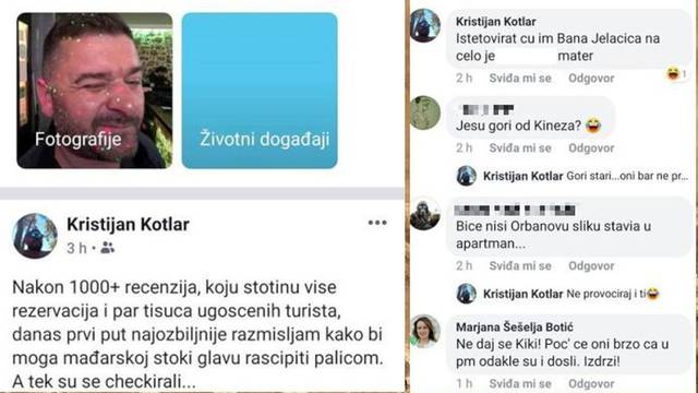 Mađarske turiste ugostio pa ih na Facebooku nazvao 'stokom'