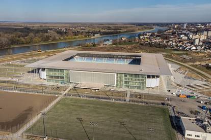 Osijek: Pogled iz zraka na novi stadion NK Osijek na Pampasu