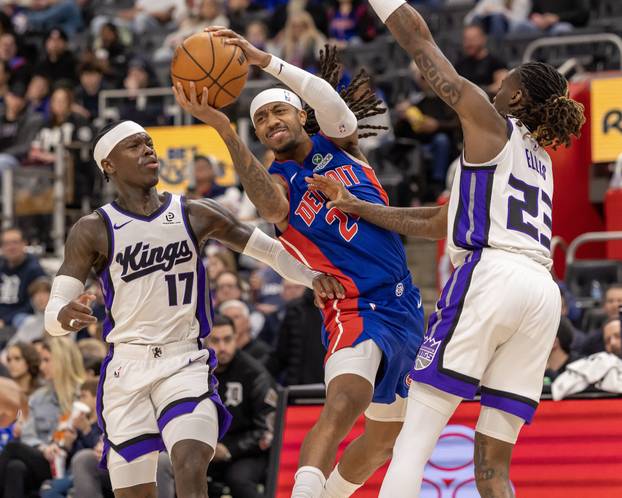 NBA: Sacramento Kings at Detroit Pistons