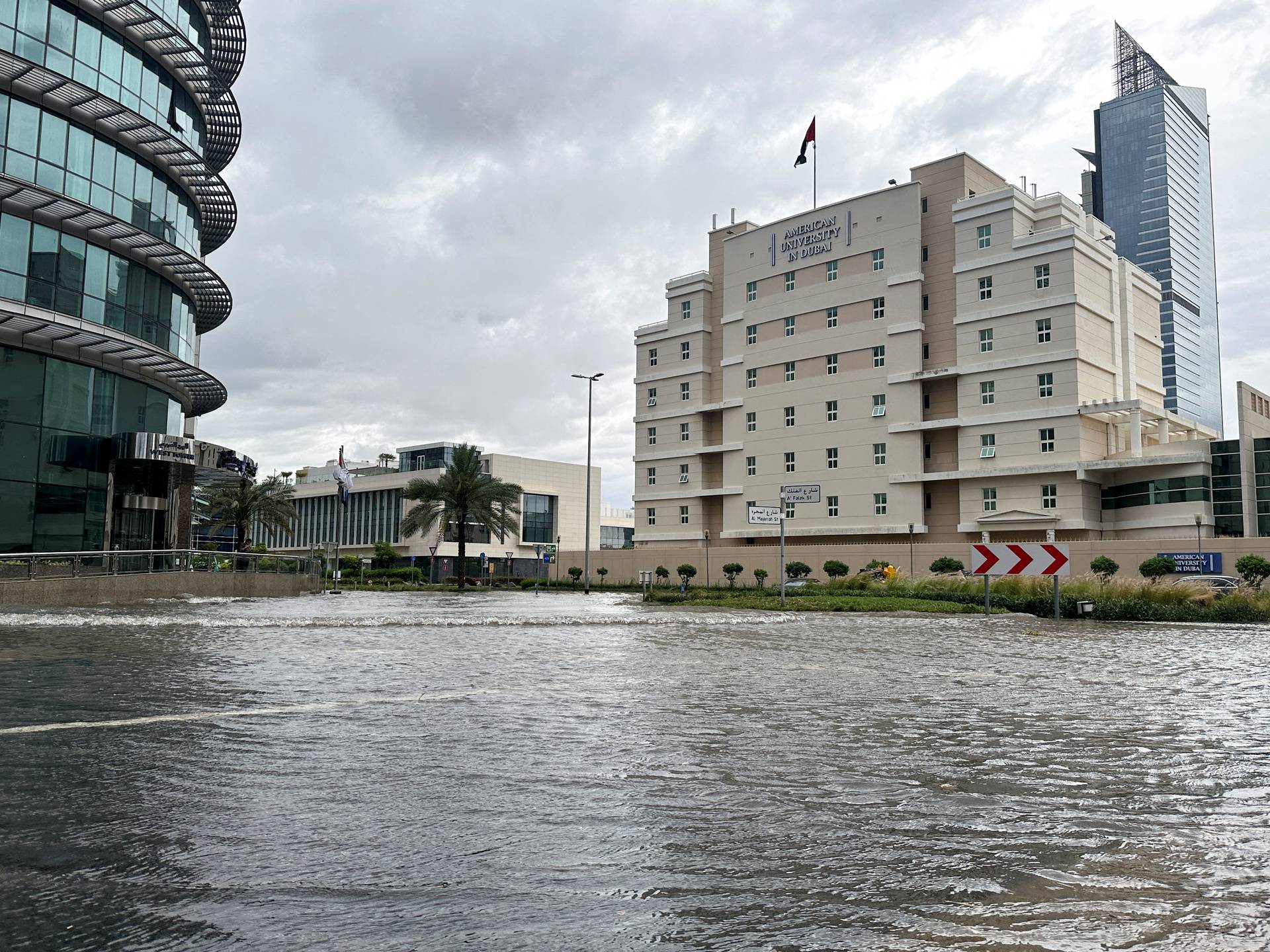 Heavy rains over Dubai