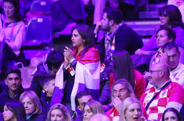 Lille: Atmosfera na stadionu tijekom drugog dana finala Davis Cupa između Francuske i Hrvatske