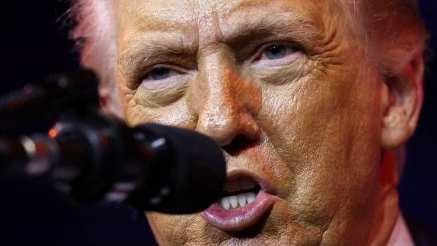 FILE PHOTO: U.S. President Donald Trump addresses House Republicans at the Kennedy Center in Washington