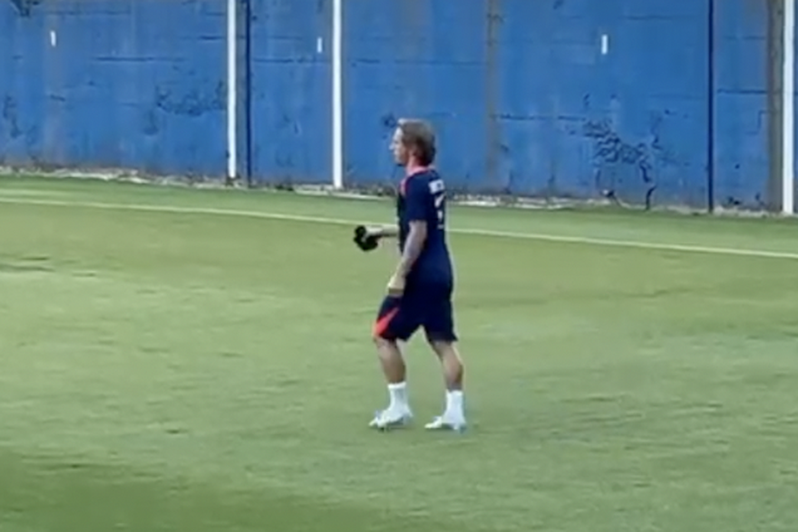 Modrić zadnji stigao na trening