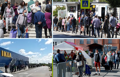 Pred neradnu nedjelju pohrlili u šoping: Svugdje su veliki redovi