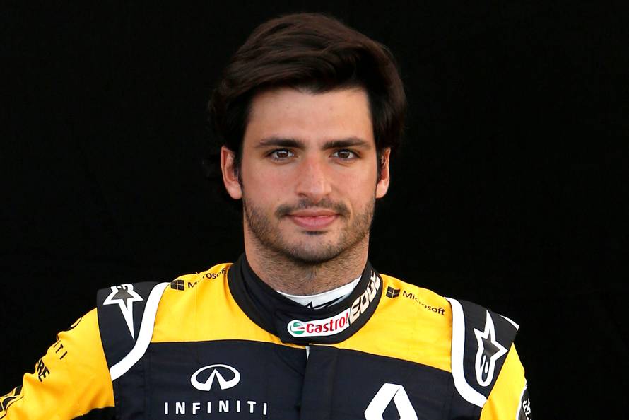 FILE PHOTO: Renault's Carlos Sainz at Melbourne Grand Prix Circuit, Melbourne, Australia - March 22, 2018
