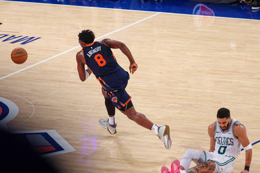 NBA: Playoffs-Boston Celtics at New York Knicks