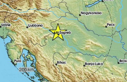 Slab potres pogodio je okolicu Zagreba: 'Čula se tutnjava'