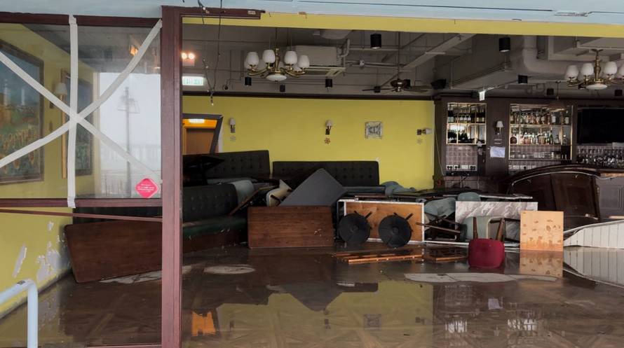 Aftermath of Super Typhoon Ragasa in Hong Kong